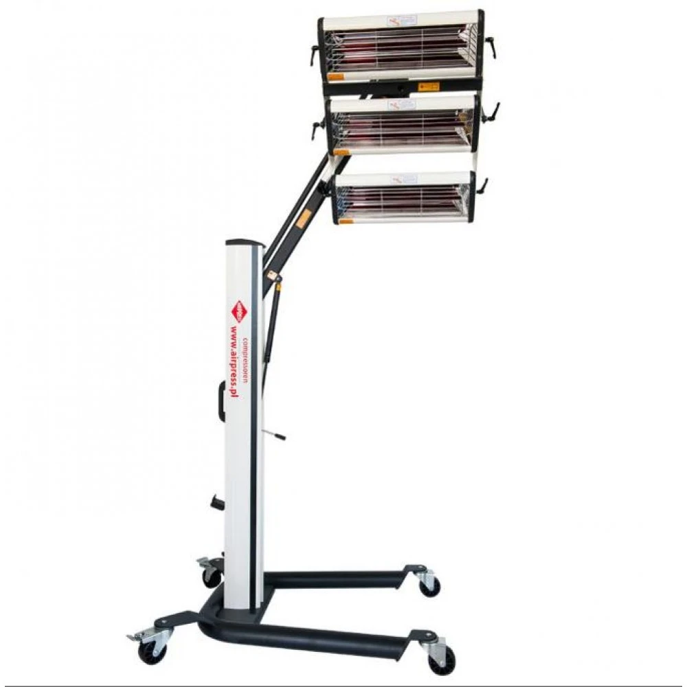 Инфрачервена лампа за сушене на боя 3x1000 W със сензор за разстояние - Airpress 
