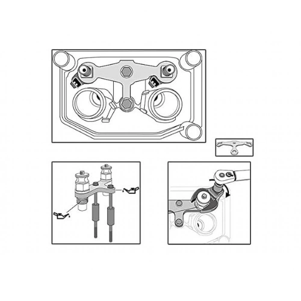 Инструмент за монтаж/демонтаж на инжектори BMW N20, N55