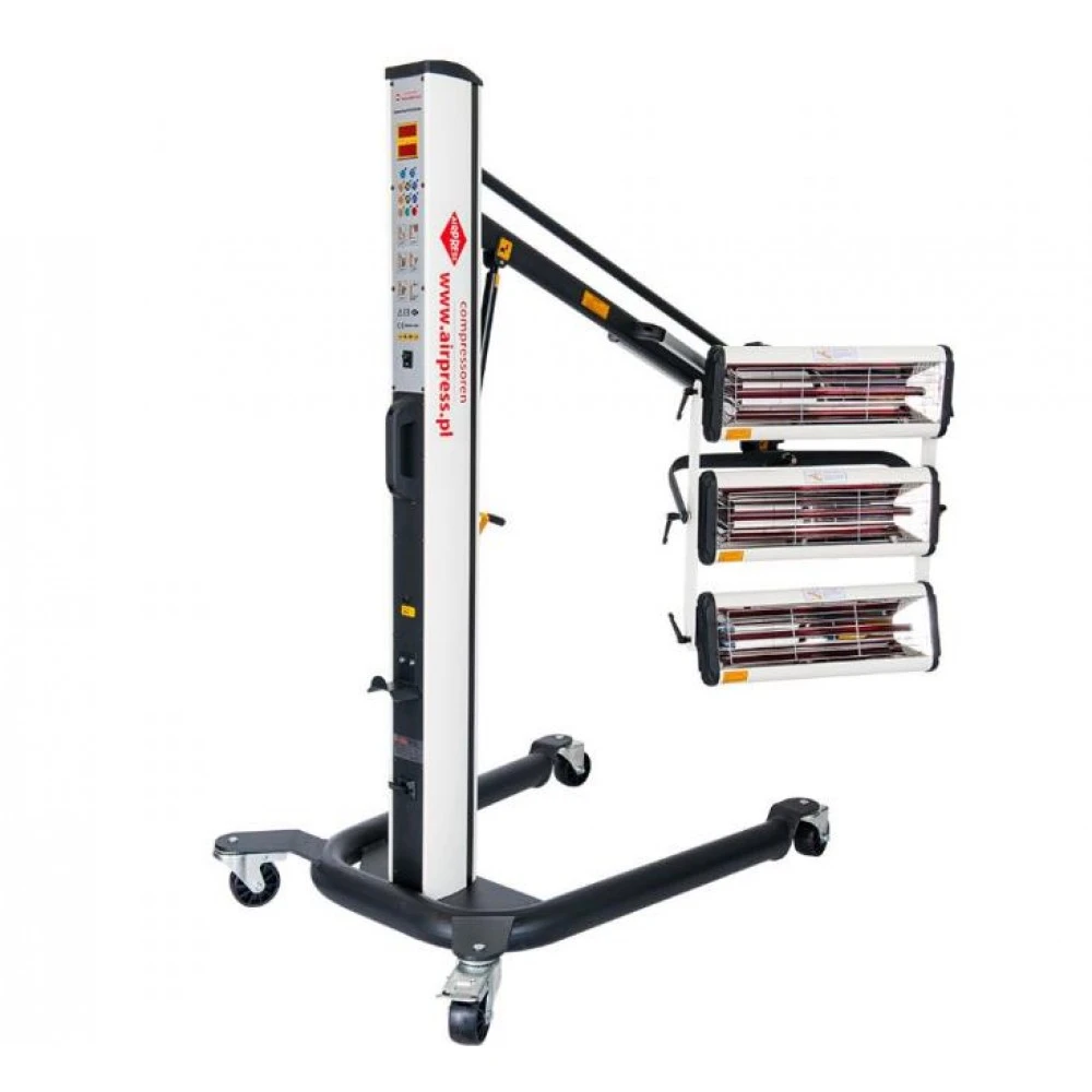 Лампа за сушене на бои и разтвори - инфрачервена 3x1000 W - Airpress