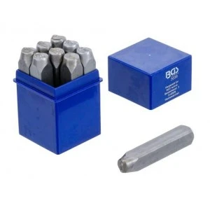 Комплект перфоратори / Цифри за щамповане / щанци - BGS3039 -10 мм