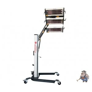 Лампа за сушене на бои и разтвори - инфрачервена 3x1000 W - Airpress