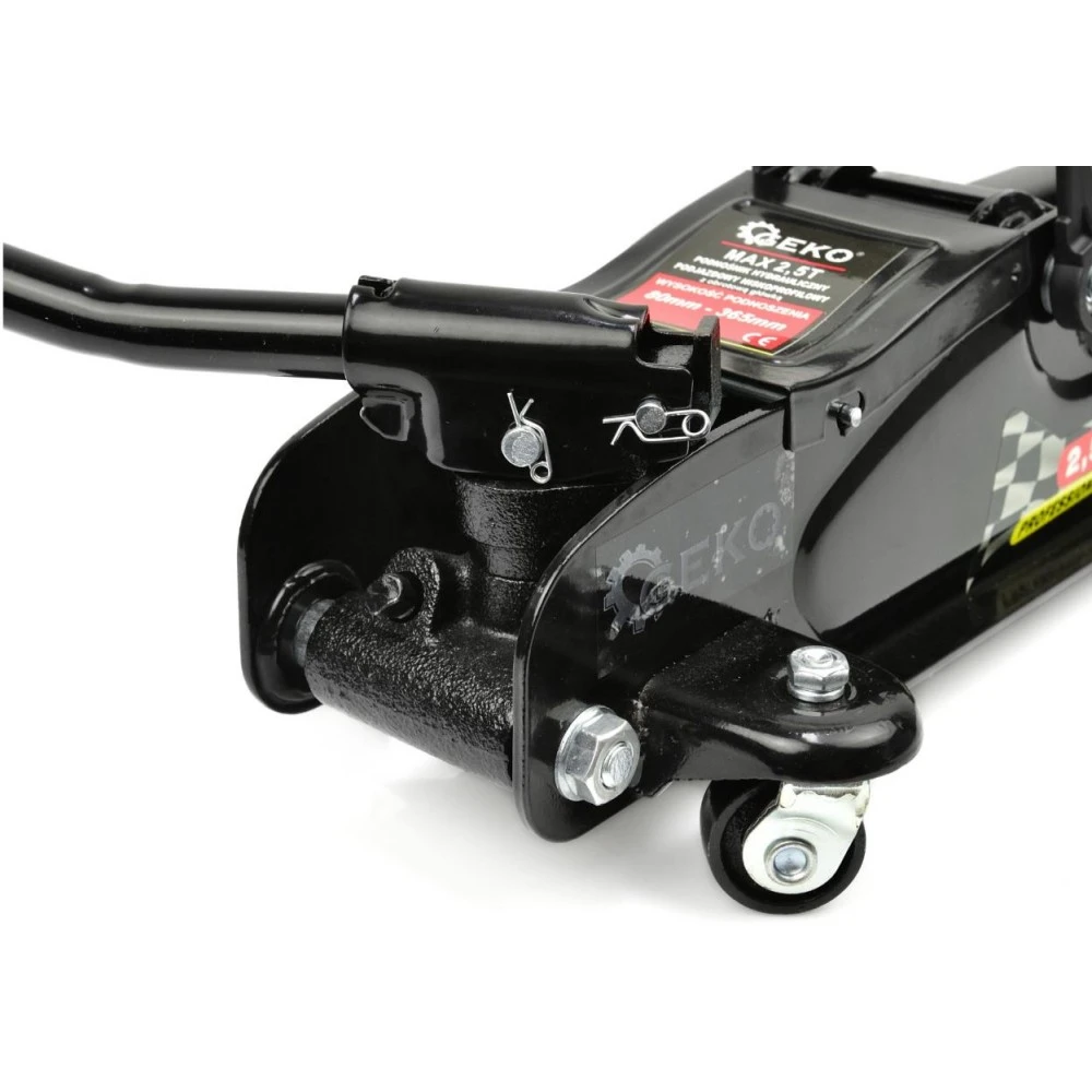 Хидравличен нископрофилен крик  2.5T с въртящасе дръжка на 360°  Geko - G02031