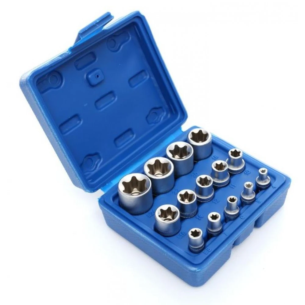 Комплект вложки / накрайници TORX от 14 части KD10335, Kraft & Dele