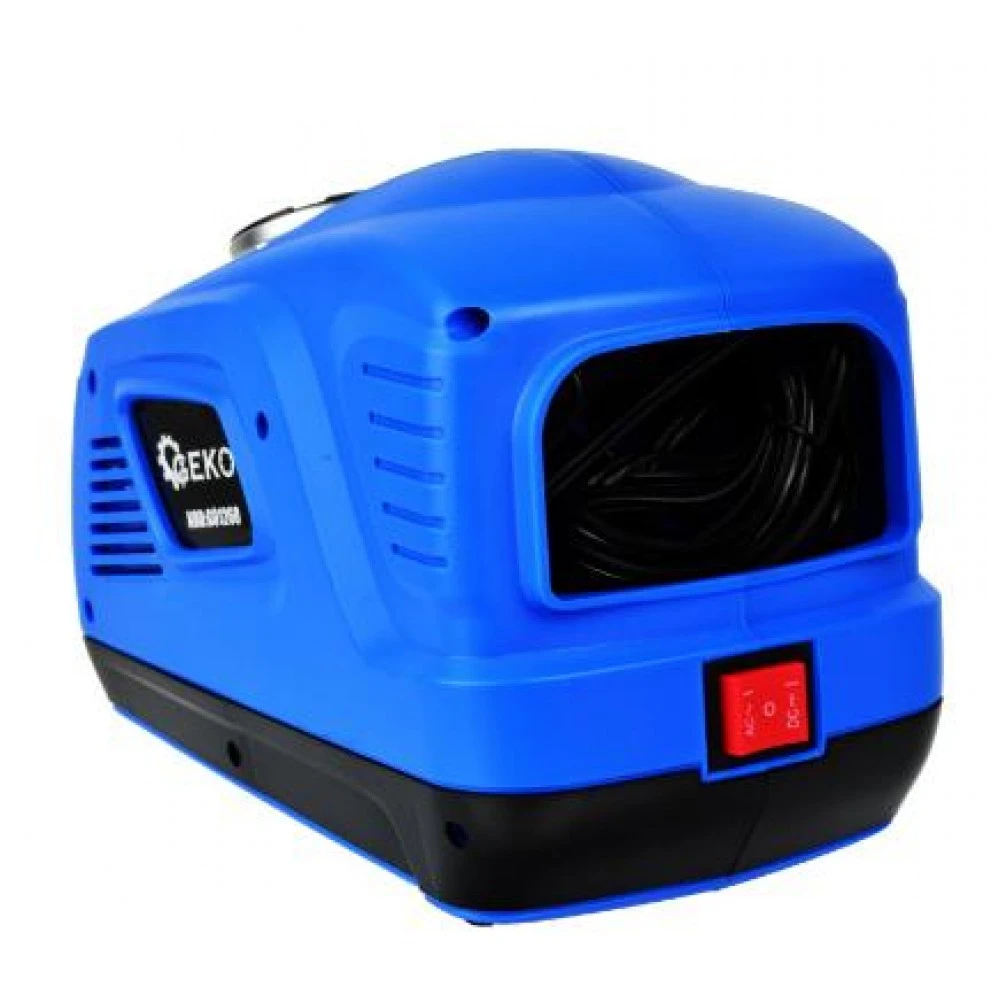 Мини компресор с LED фенерче и манометър - 12V / 230V, 100W - Geko, G01260