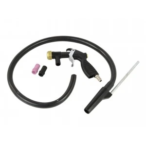 Пистолет за пясъкоструене 2 x дюзи + маркуч Geko G03149