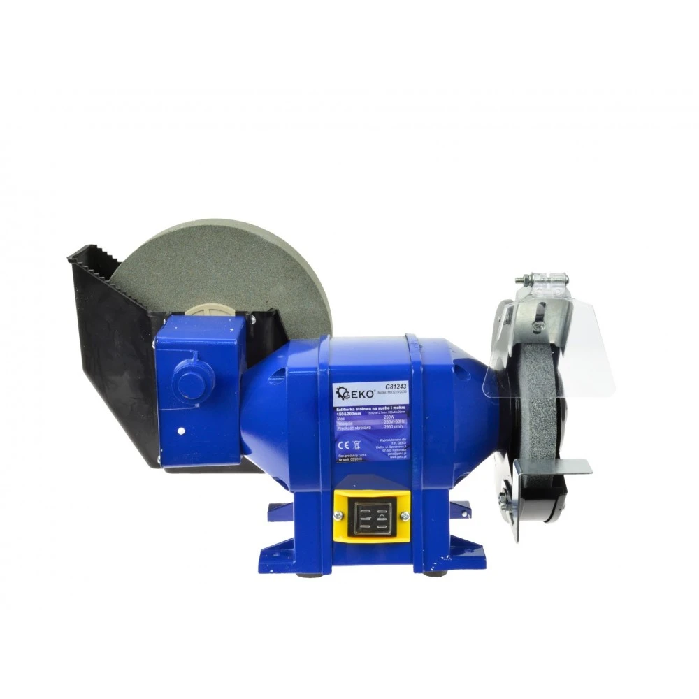 Настолен шмиргел, за суха и мокра употреба. Geko G81243