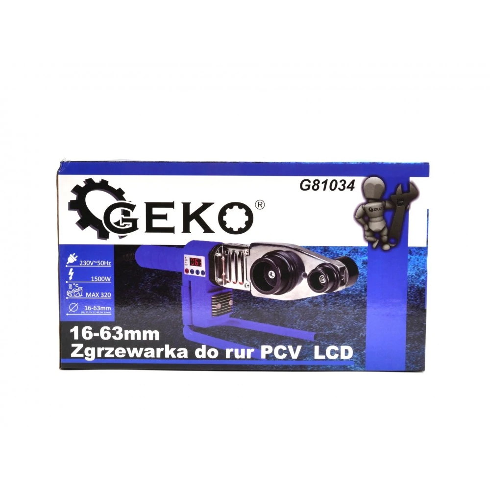 Комплект за лепене на тръби 16-63мм Geko G81034