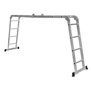 Мултифункционална алуминиева стълба 4х4 - 4,7м., Geko - G02441