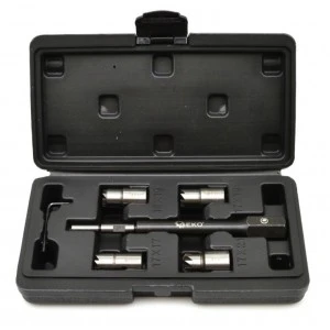 Комплект фрези за почистване на инжекторни легла 5 части - Geko - G02659