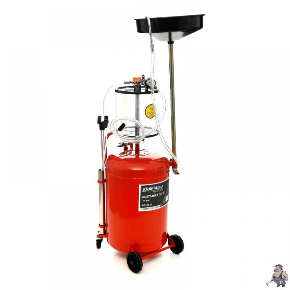 Масларка / Пневматична помпа за изсмукване на масло 80 литра KD10520