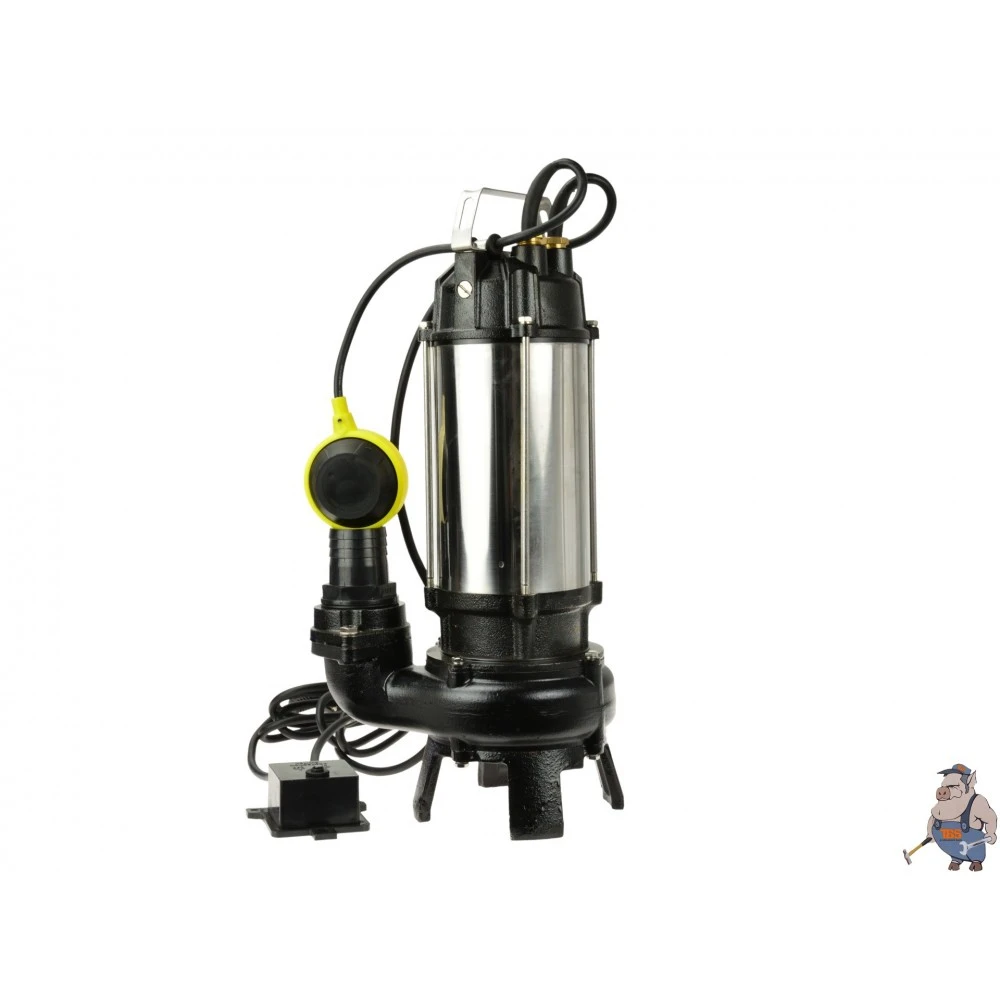Потопяема помпа за мръсна вода с поплавък режеща перка/шредер/нож G81446 (1.5KW)
