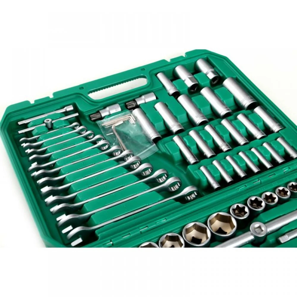 Професионален к-кт инструменти тип Гедоре 216 части Хидравличен крик за мотори ATV 680кг Kraft & Dele KD353 KD307