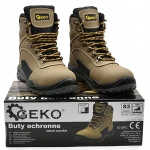 Високи обувки от набук с бомбе, Geko - G90542 