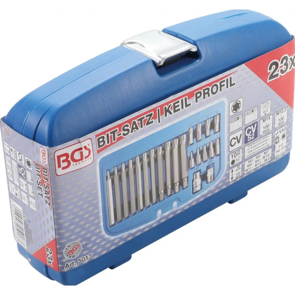 Комплект битове тип Ribe, 22 части BGS Technic