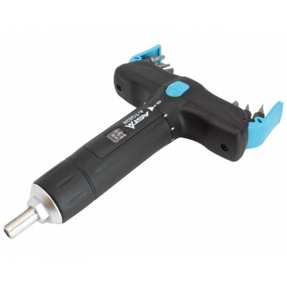 Комплект динамометричнa отверткa с битове, Т-образна дръжка и дисплей 2-8 Nm