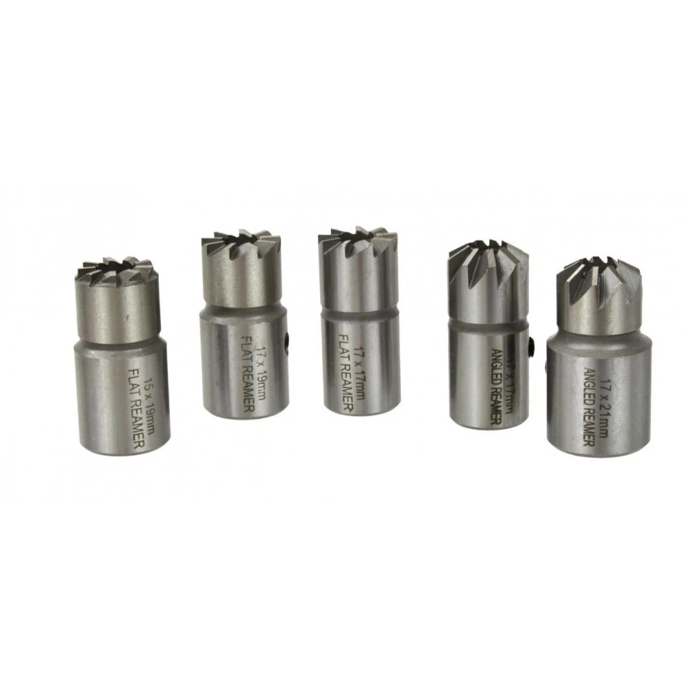 Комплект фрезери за почистване леглата на инжекторни дюзи G02657 / 7 части в куфар / Geko