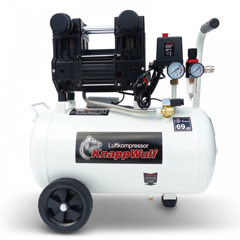 Компресор Обезшумен/Тих, Безмаслен 30 литра KW1030