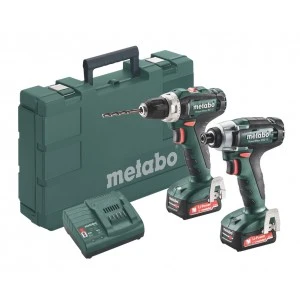 Винтоверт и гайковерт акум. к-кт  METABO Combo Set 2.7.1 12 V BS + SSD 2x2.0Ah