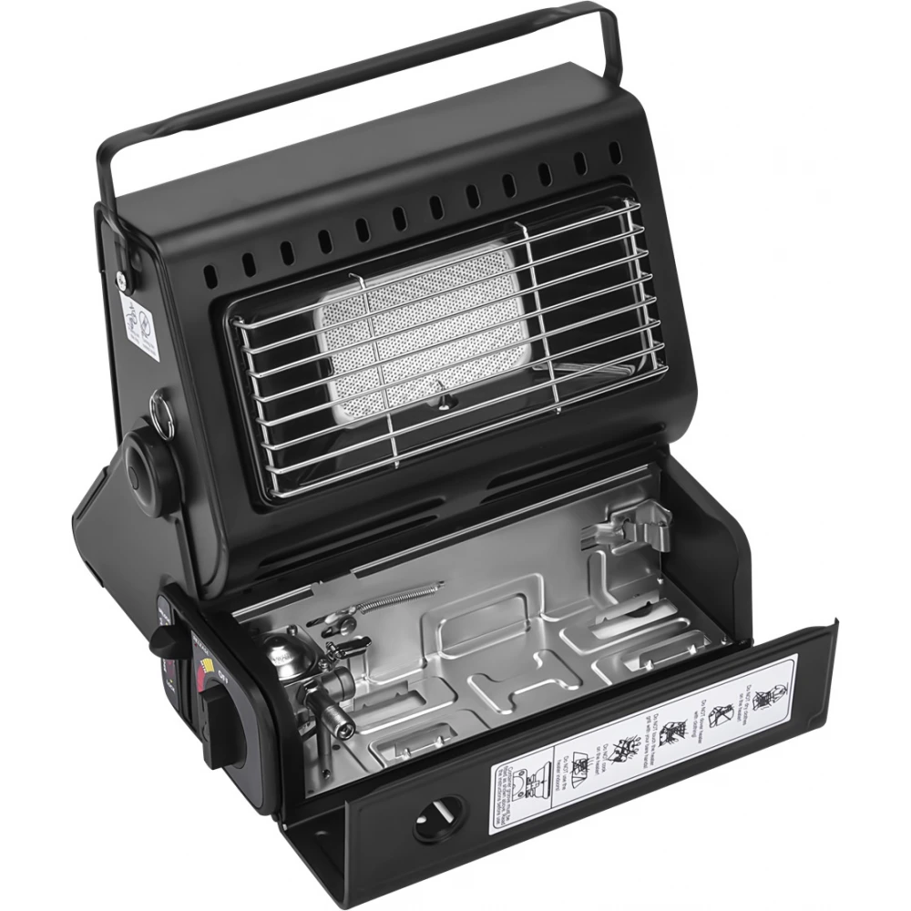 Мини газова печка/радиатор, 2 в 1, 292x265x190 мм, 1,8 kW - KD11743