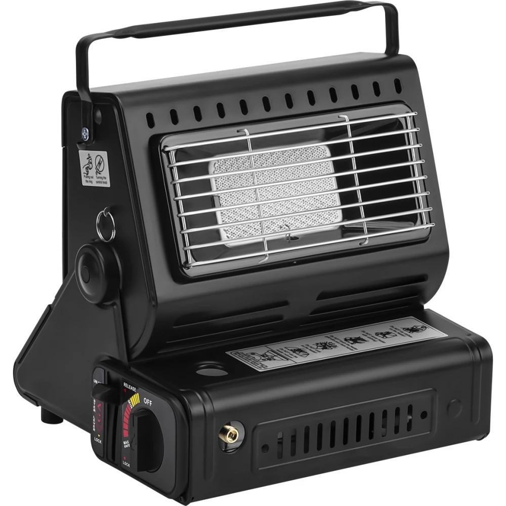 Мини газова печка/радиатор, 2 в 1, 292x265x190 мм, 1,8 kW - KD11743