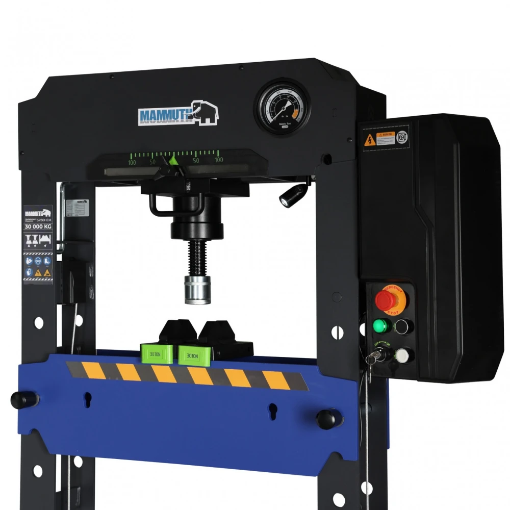 Електрическа хидравлична преса, крачен педал, 30 тона, 500 W - SP30HEM