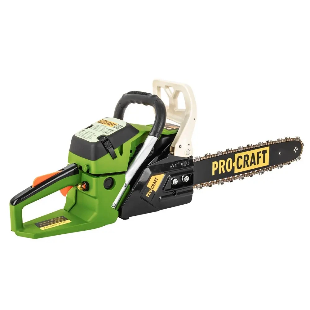 3.8HP бензинова резачка, 45 cm шина, 52 cm³, 3200 оборота, консумация 750 мл. в час, резервоар 550 мл. - K450L