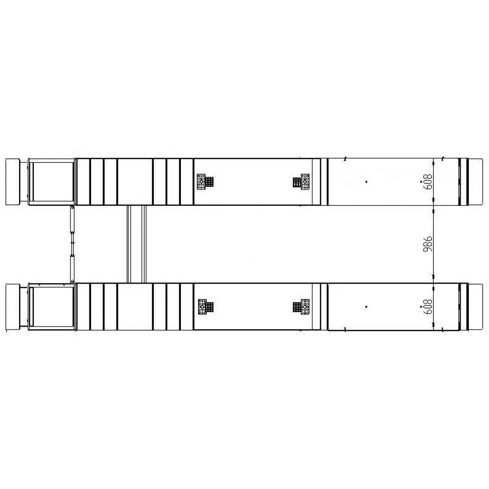 Хидравличен ножичен подемник, 5 тона, 2160 мм, 3.5 kW - INVSL550LTPD