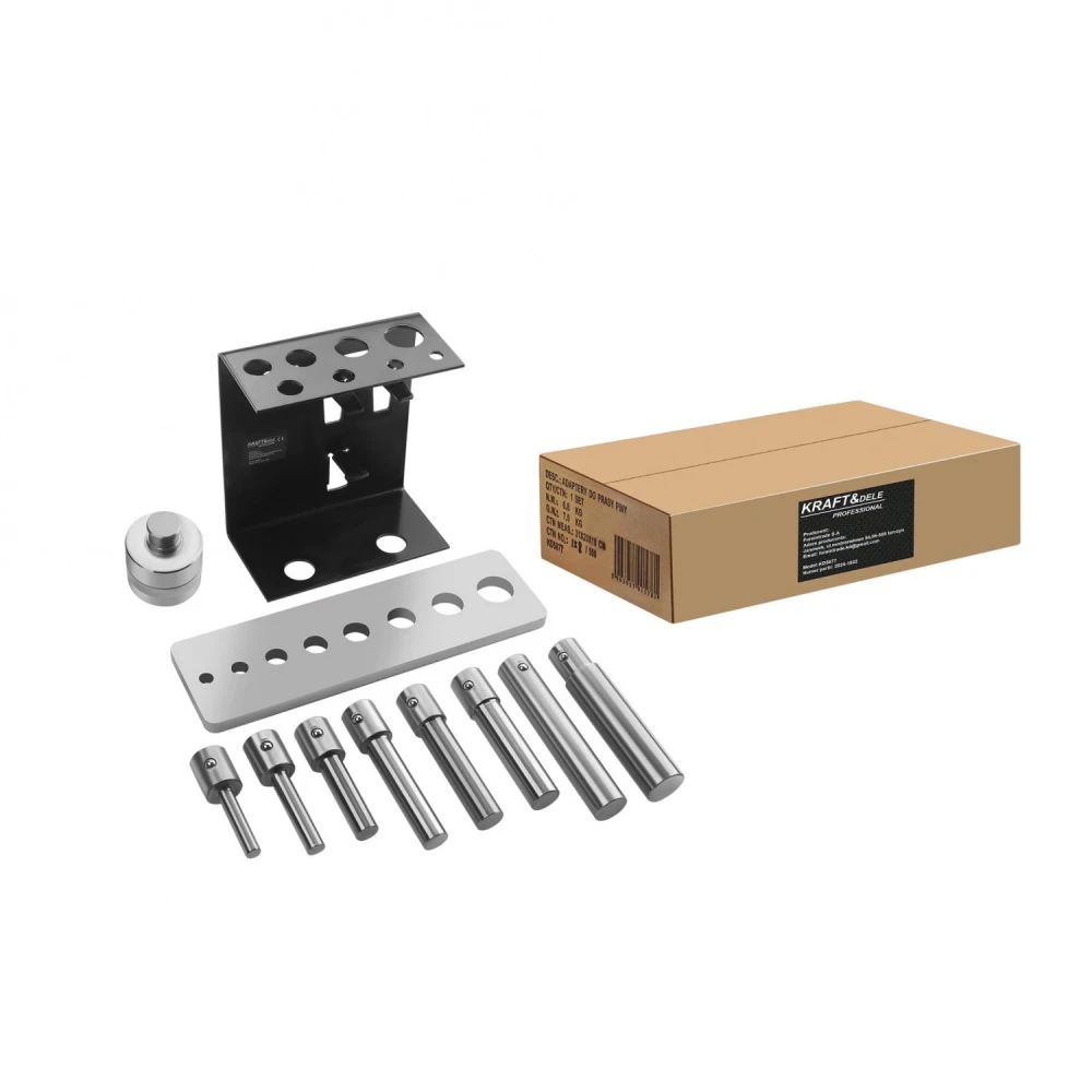 Комплект дорници за хидравлична преса от 2 до 20 т., 11 части - KD5877