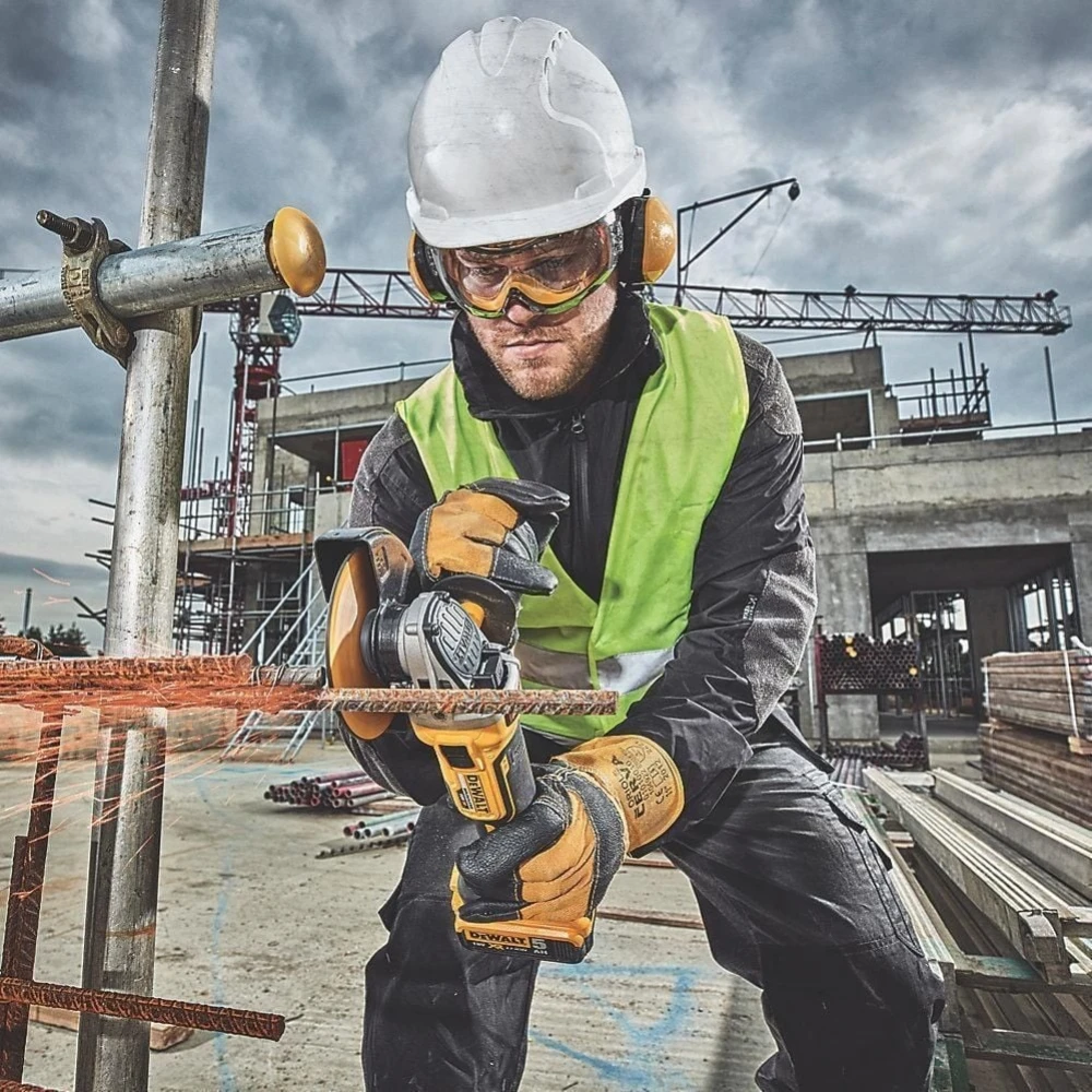 Акумулаторен безчетков ъглошлайф, 18 V, Ф125 мм, DeWalt DCG405N