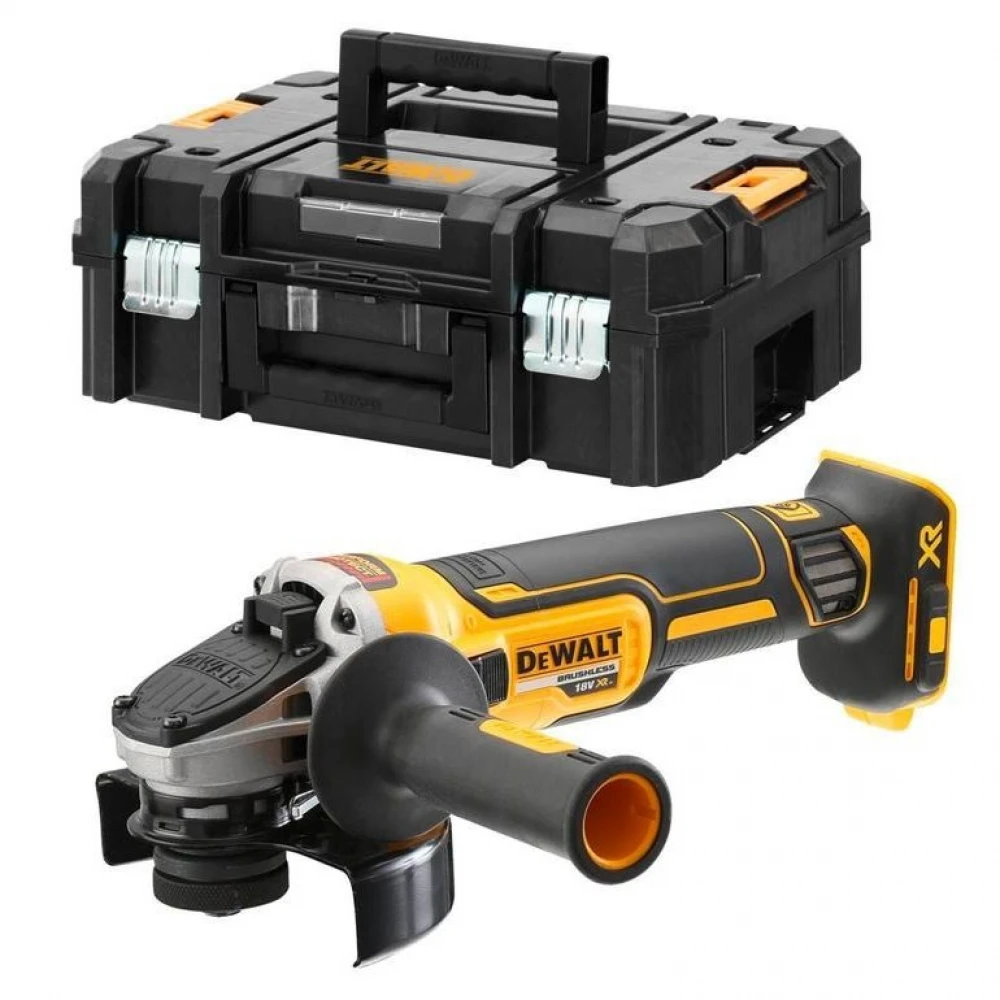 Акумулаторен безчетков ъглошлайф, 18V, Ф125мм + 5Ah батерия, DeWalt DCG405N + DCB184