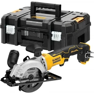 Акумулаторен безчетков, ръчен циркуляр, 18 V , ф115 мм, DeWalt DCS571NT
