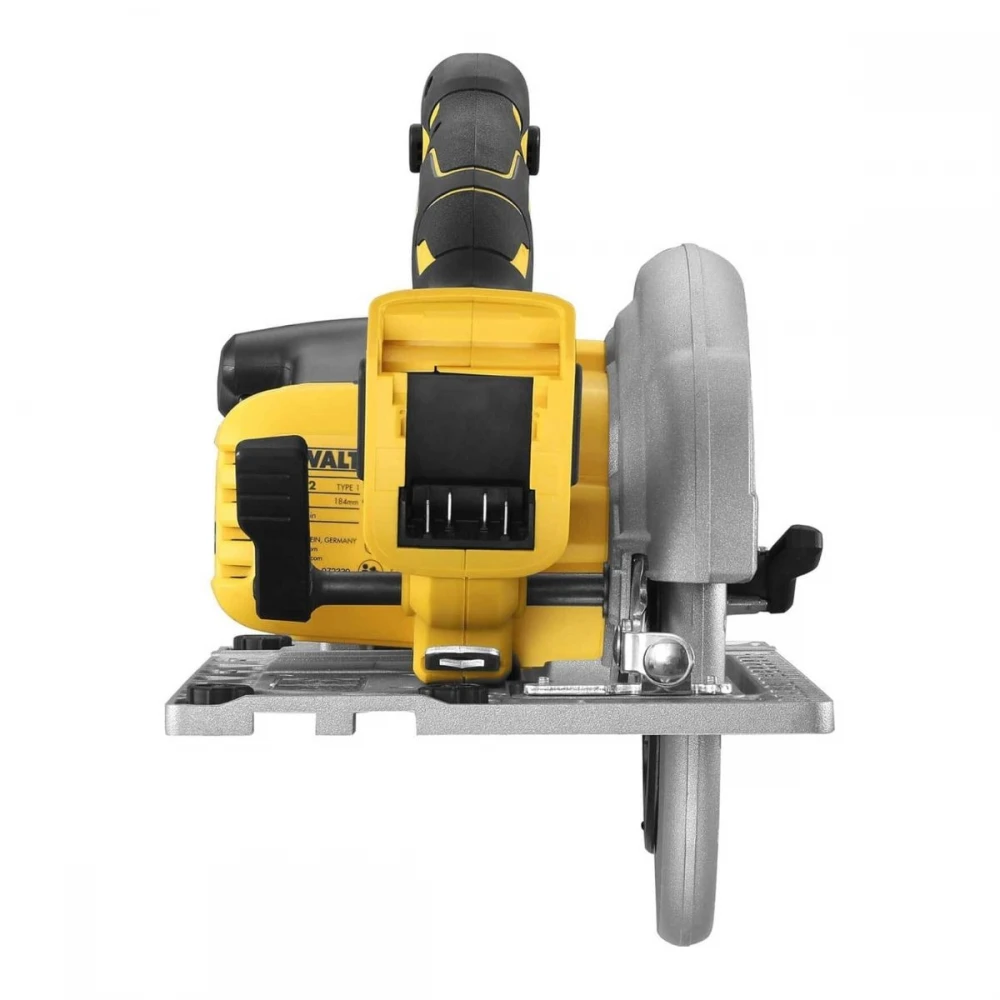 Акумулаторен безчетков циркуляр, 18 V, 184 мм, DeWalt DCS572NT