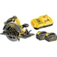 Акумулаторен безчетков, циркуляр, QW, ф 190, 54 V, DeWalt DCS576T2