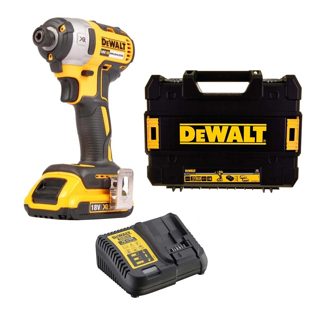 Акумулаторен безчетков, ударен винтоверт, 205Nm , 18V, DeWalt DCF887D1
