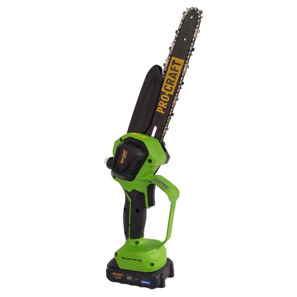 Акумулаторен безчетков верижен трион с 2 бр шини, 2 бр вериги, 1 бр батерия и 1 бр зарядно - PKA44