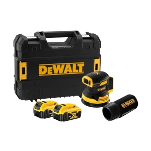 Акумулаторен ексцентършлайф 18V, ф 125 мм, DeWalt DCW210P2
