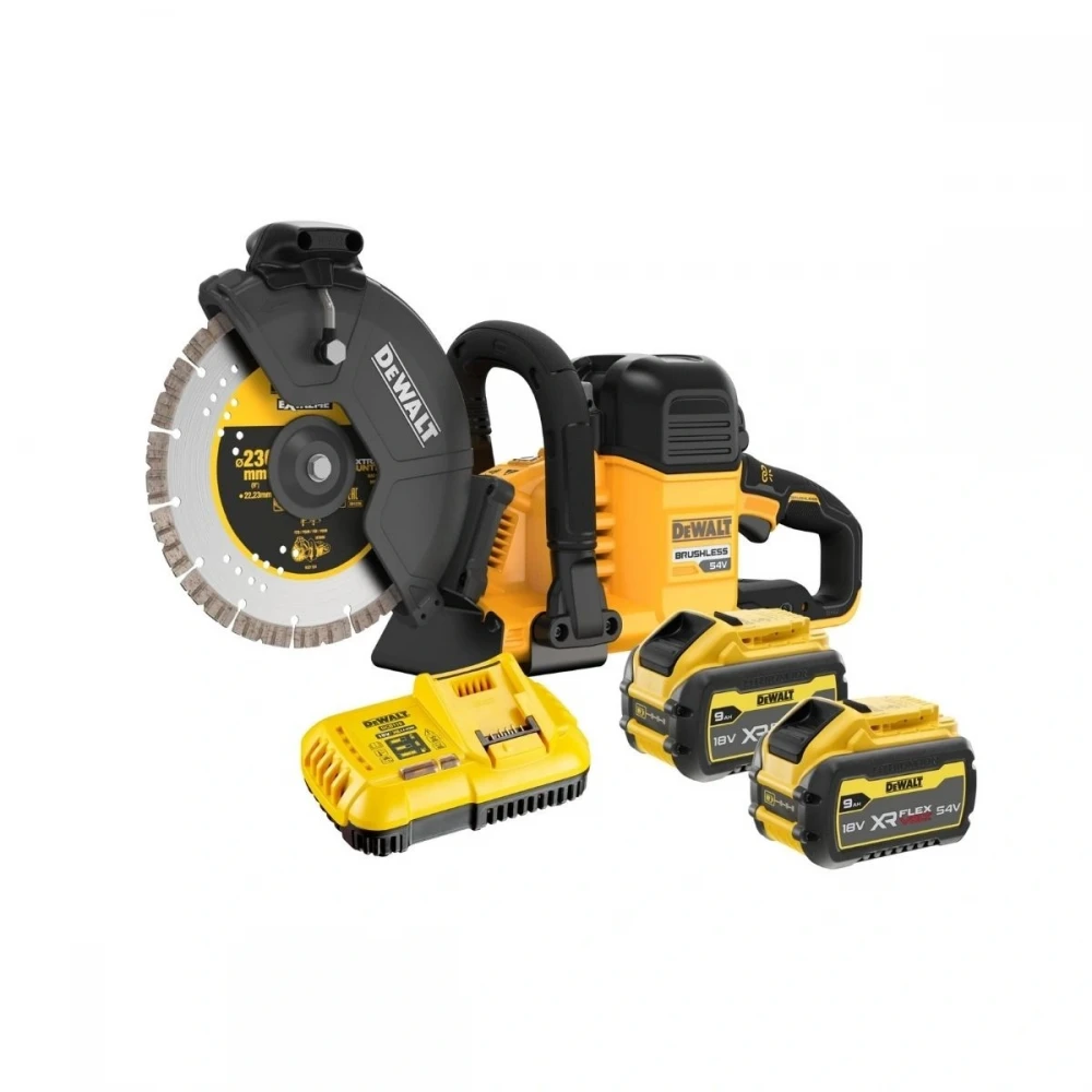 Акумулаторен фугорез 54V, 230 мм, DeWalt DCS691X2