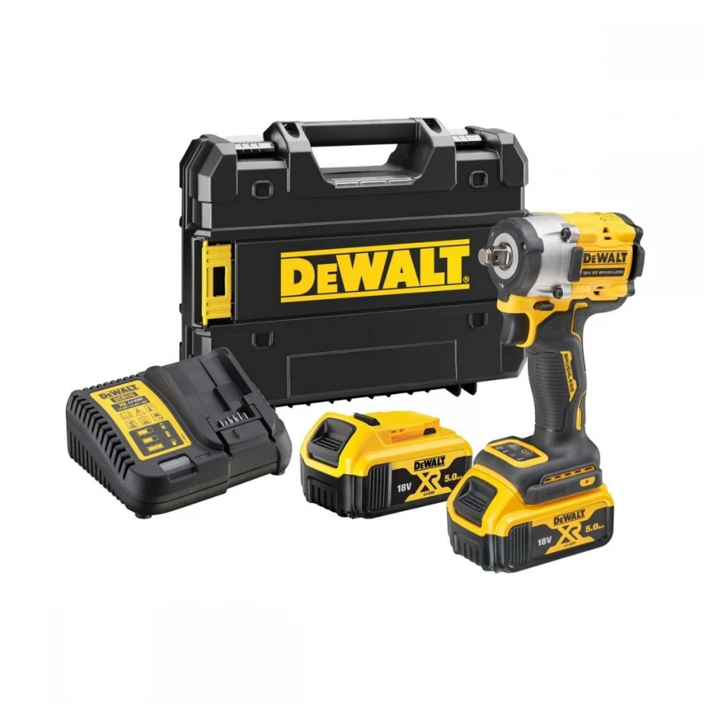 Акумулаторен гайковерт 18V, 406 Nm, 1/2″, DeWalt DCF921P2T