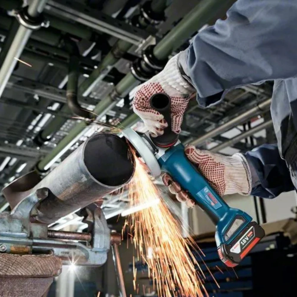 Акумулаторен ъглошлайф 06019J4200, 125 мм, 18 V, Bosch GWX 18V-10 P