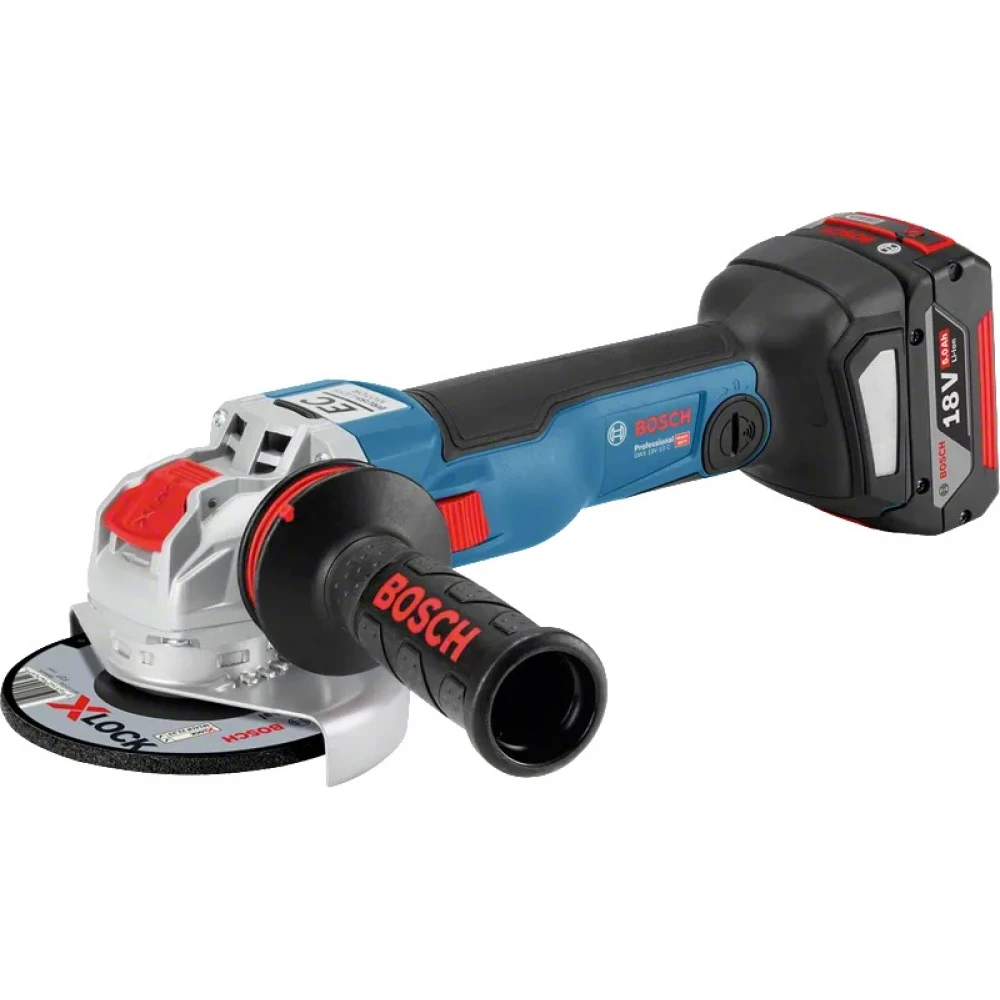 Акумулаторен ъглошлайф 125 мм 06017B0200, Bosch GWX 18V-10 C SOLO