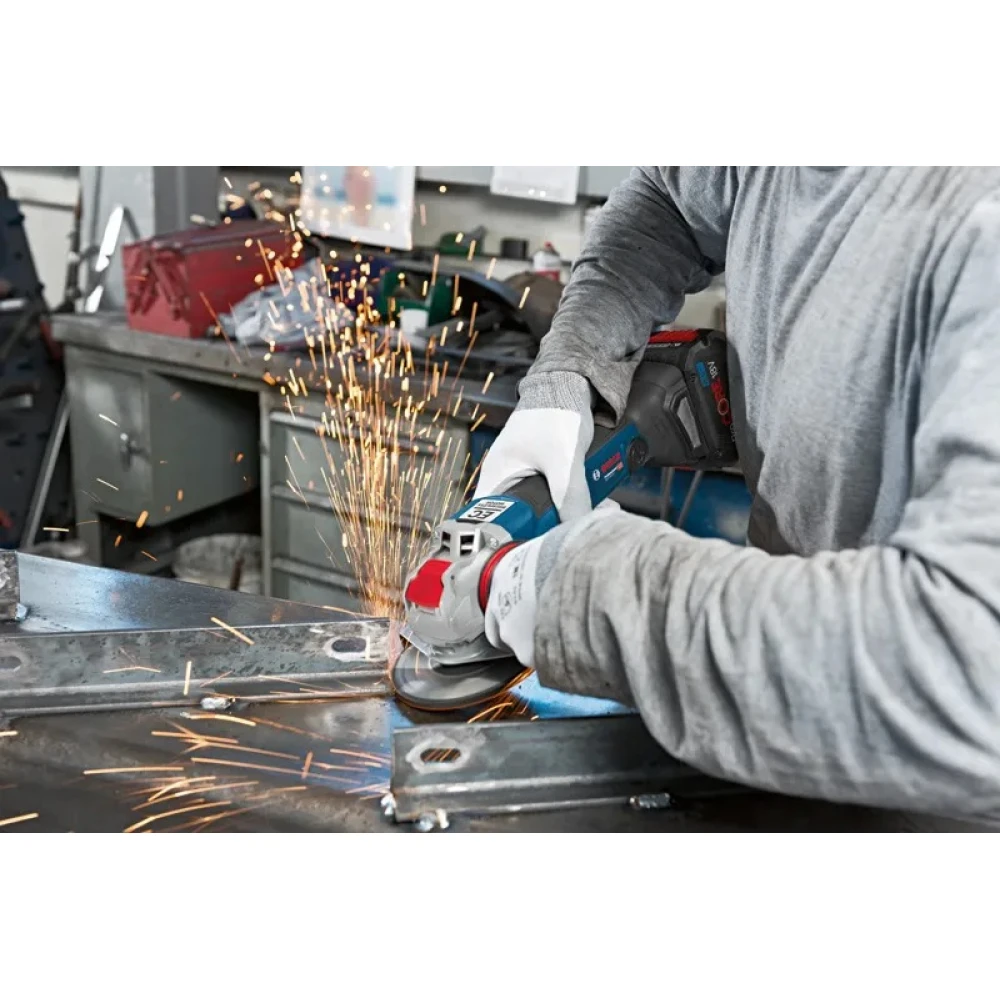 Акумулаторен ъглошлайф 125 мм 06017B0200, Bosch GWX 18V-10 C SOLO