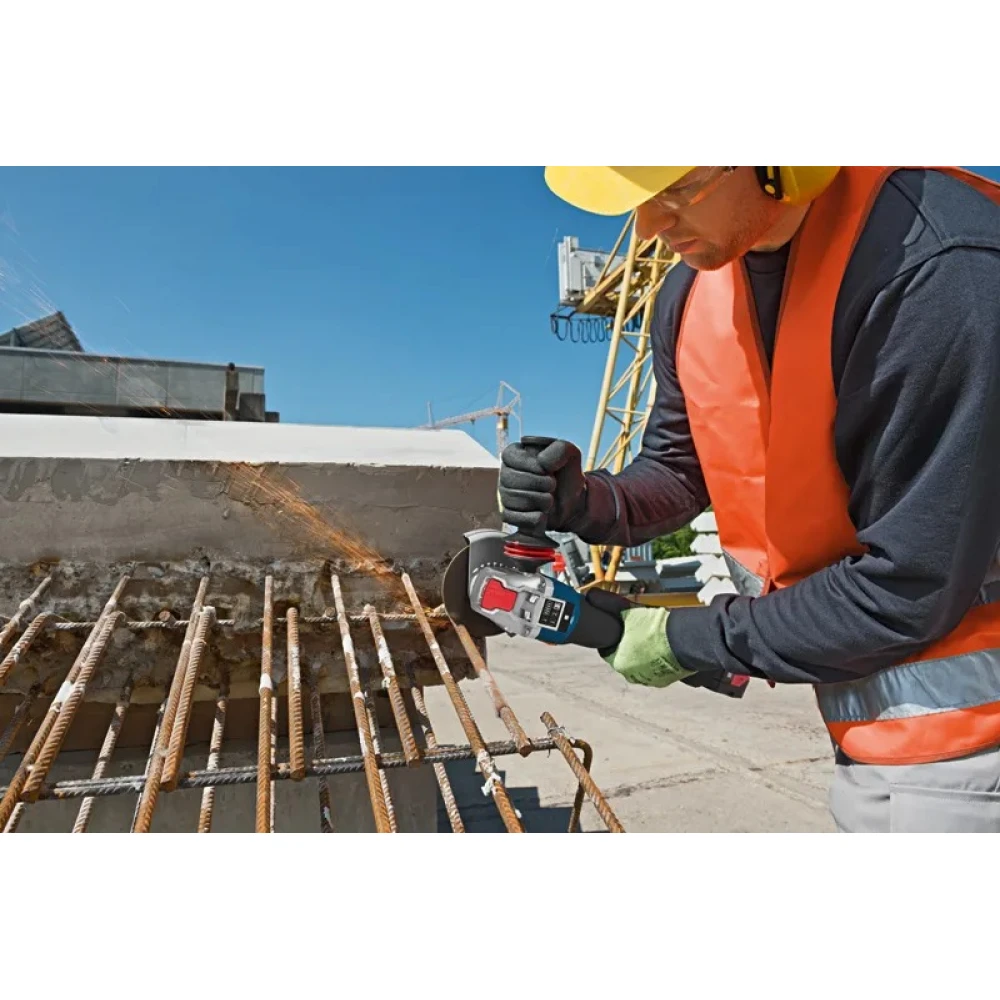 Акумулаторен ъглошлайф 125 мм 06017B0400, Bosch GWX 18V-10 SC SOLO