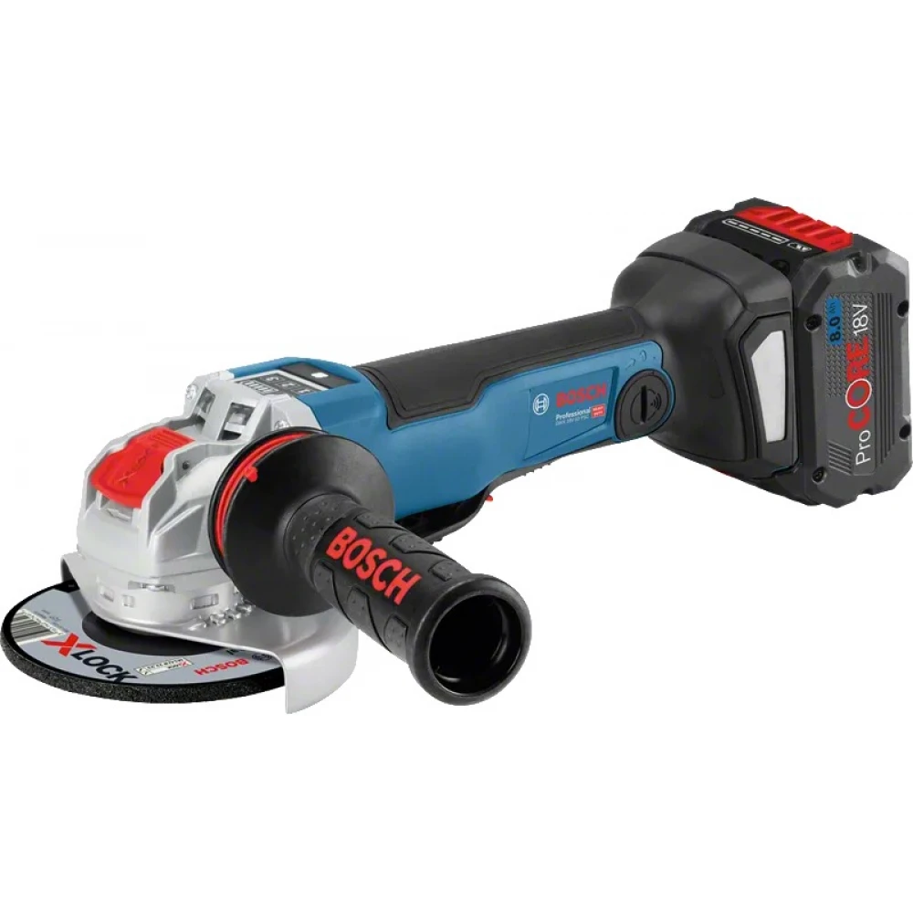 Акумулаторен ъглошлайф 125 мм 06017B0800, Bosch GWX 18V-10 PSC SOLO