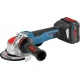 Акумулаторен ъглошлайф 125 мм 06017B0800, Bosch GWX 18V-10 PSC SOLO