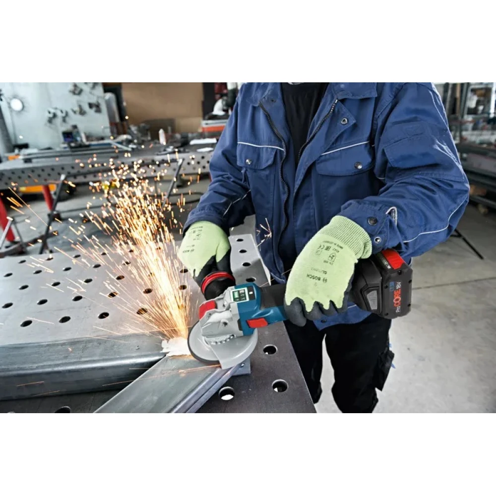 Акумулаторен ъглошлайф 125 мм 06017B0800, Bosch GWX 18V-10 PSC SOLO