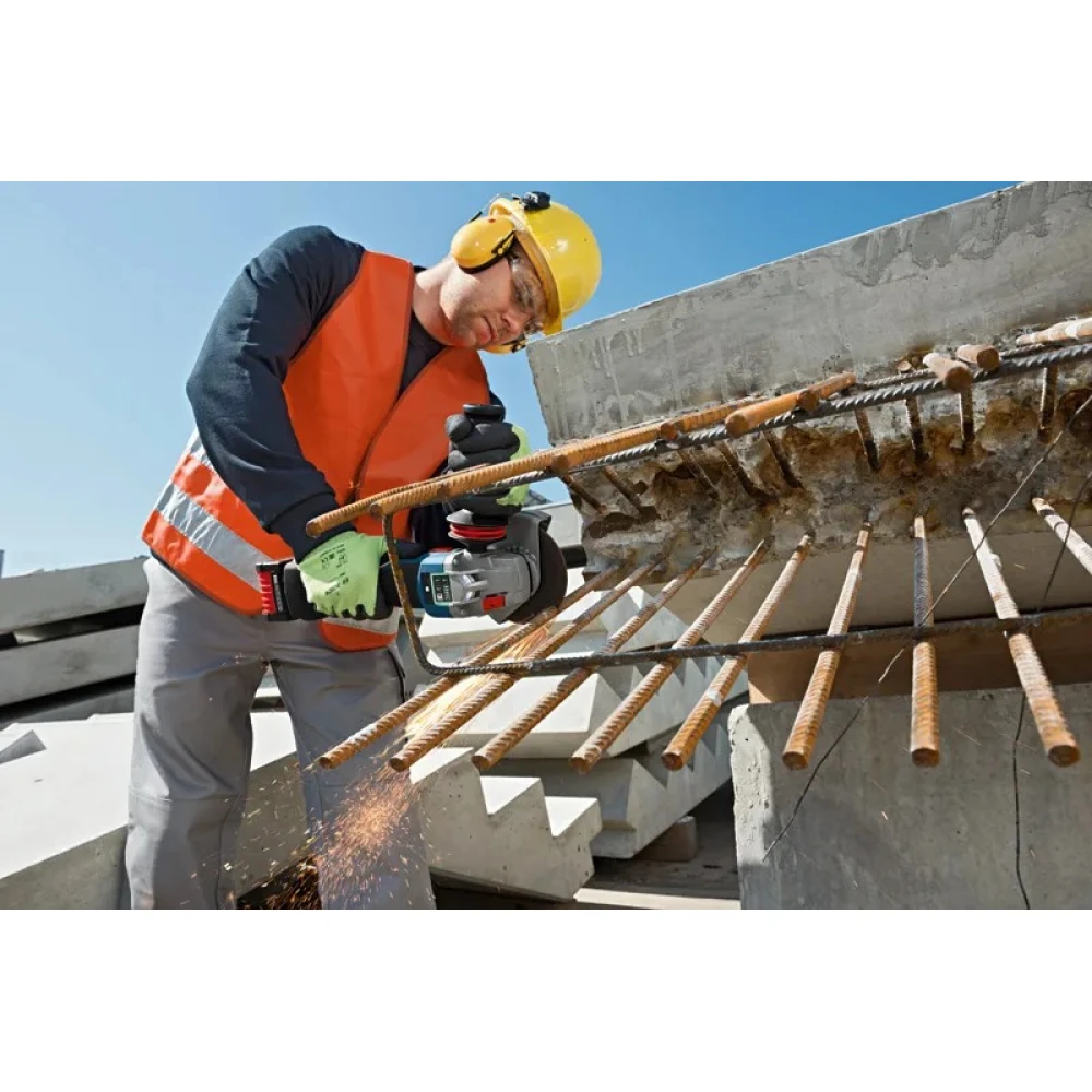 Акумулаторен ъглошлайф, 150 мм 06019G350B, Bosch GWS 18V-10 SC SOLO