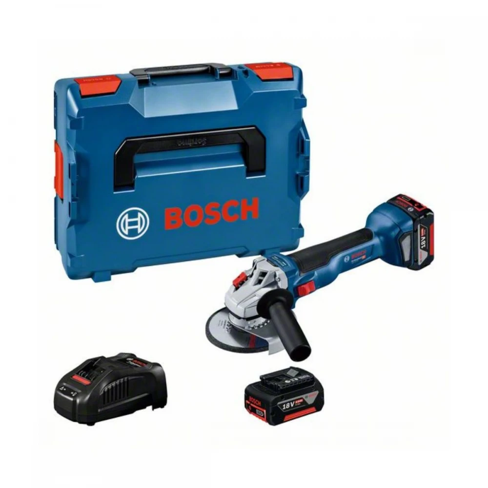 Акумулаторен ъглошлайф, 18 V, 125 мм, 06019J4004, Bosch GWS 18V-10