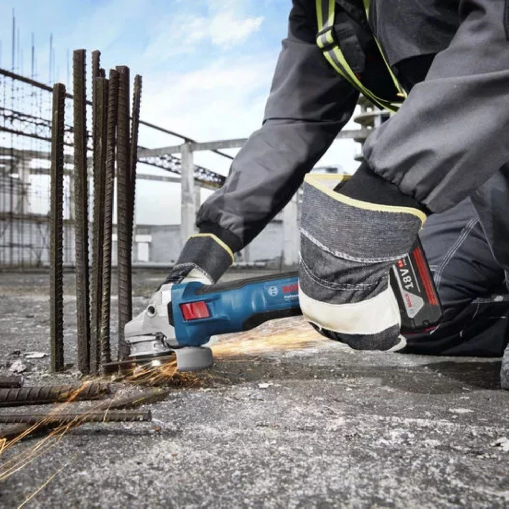 Акумулаторен ъглошлайф 18 V, 125 мм, 06019N4103, Bosch GWS 18V-11