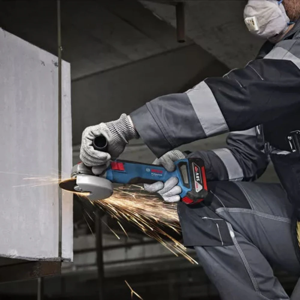 Акумулаторен ъглошлайф 18 V, 125 мм, 06019N9000, Bosch GWS 18V-8