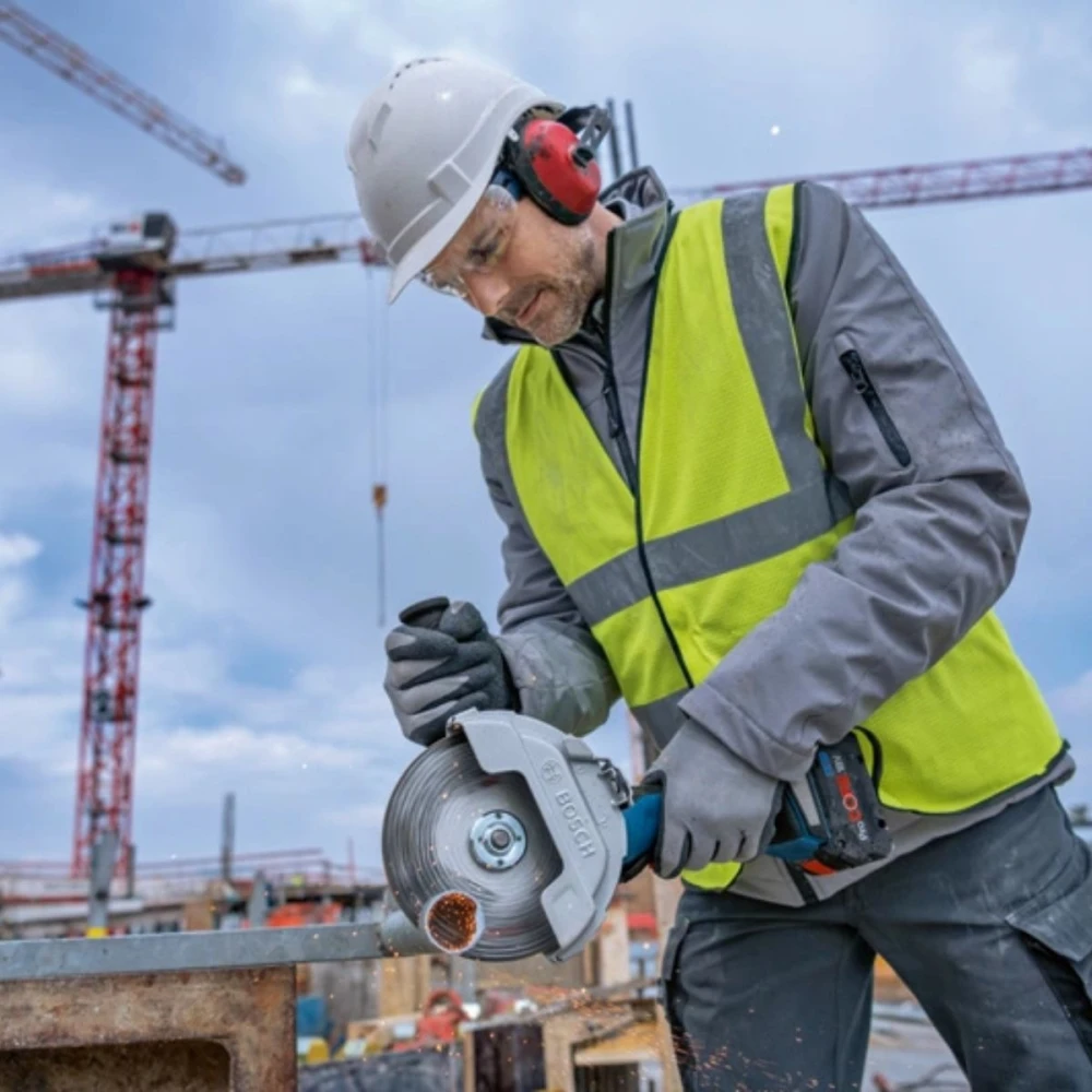 Акумулаторен ъглошлайф 18 V, 180 мм 06019H6L01, Bosch GWS 18V-180 P PROFESSIONAL